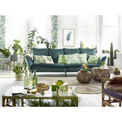 MEGA SOFA tekstil zelena
