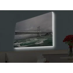 Zidna slika sa LED osvetljenjem 4570HDACT-009, 45x70 cm