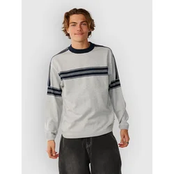 Rip Curl Archive Twu Stripe Crew Knit moški pulover grey marle
