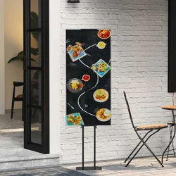 Stalci za sajmove 2 kom. Crna 30 x 23,5 x 210 cm Čelik
