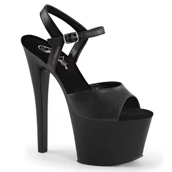 Pleaser Sky-309 Blk Faux Leather/Blk Matte 39