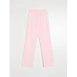 Sinsay - Carrot pantalone od mekane scuba trikotaže sa bočnom trakom - roze
