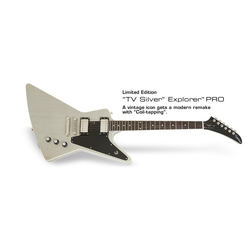 EPIPHONE električna kitara EXPLORER Ltd.Ed PRO TV Silver