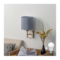 BRILAGI - LED Zidno svetlo NUBILA 1xE27/60W/230V matirani hrom/svetlosiva
