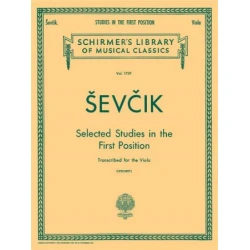 ŠEVČIK:SELECTED STUDIES IN THE FIRST POSITION FOR VIOLA