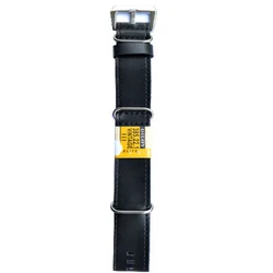 Kožni kaiš Diloy 24mm DIL385.1 Crna boja