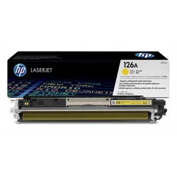 HP toner CE312A (126A), rumena
