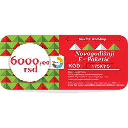Novogodišnji E-Paketić Vaučer - 6000 din