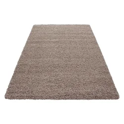 Novel PREPROGA Z VISOKIM FLOROM Life 1500 140/200 cm tkano rjava, bež