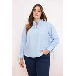 Trendyol Curve Ženska bluza Tbbss26Af00020, Plava