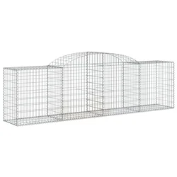 Gabionska košara s lukom 300x50x80/100 cm pocinčano željezo