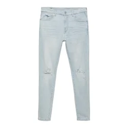 Pull&Bear Kavbojke moder denim