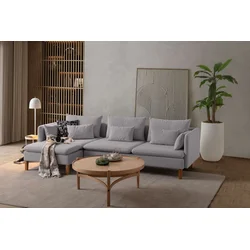 Atelier del Sofa Ugaona garnitura Flexy Relax, 285 x 150 x 100 cm, Siva