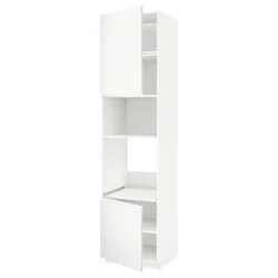 METOD Visoki element za ugradne uređaje, bela/Voxtorp matirano bela, 60x60x240 cm