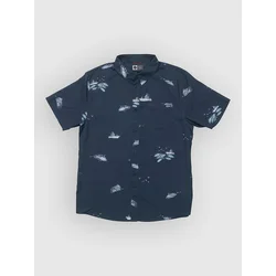 Salty Crew Breezer Perf Button Up Shirt midnight navy