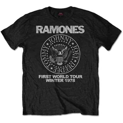 Ramones First World Tour 1978 Black L Majica