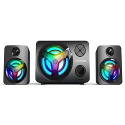 MICROLAB Bluetooth zvučnik 2.1 U210/11W/USB Napajanje/3.5MM,SD, FM/ 7 LED osvetljenja crni