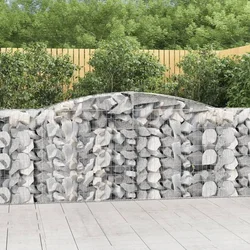 Lučne gabionske košare 6 kom 400x50x100/120cm pocinčano željezo