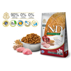 N&D Suva hrana LG Light Medium and Maxi Chicken&Pomegranate 12 kg