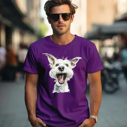 Camiseta Majica sa štampanim printom Cam 575, Muška, Patlidžan