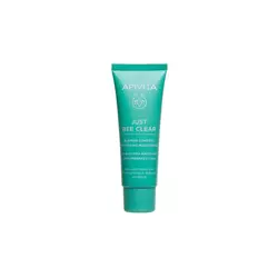 Apivita Krema za lice za masnu i kožu sklonu aknama Just Beeclear, 40ml