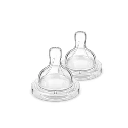 Philips Avent 0825 Klasik Set silikonskih cucli za sprečavanje grčeva, 0+ meseci, 2 kom