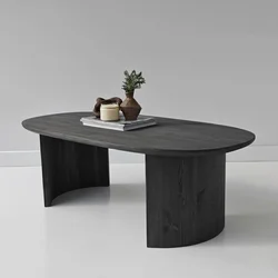 HANAH HOME Sto za dnevnu sobu Hudson Anthracite