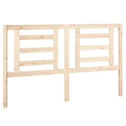 Vidaxl Posteljno vzglavje 156x4x100 cm trdna borovina