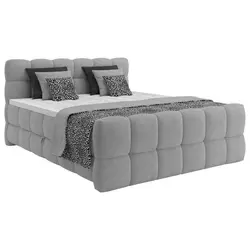 Boxspring Krevet Brisbane 160/220 cm , svetlosiva