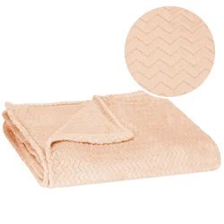 Springos Odeja 200x220 HA7160 oranžna