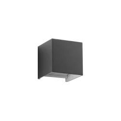 Ideal Lux - Spoljašnja zidna LED svetiljka ATOM LED/12W/230V IP54 antracit