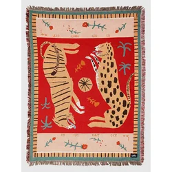 Blue Tomato Tapestry Blanket big cats dont cry