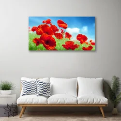 tulup.si Slika na platnu Rastlinskih mak naravi 100x50 cm