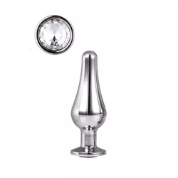 Dream Toys Gleaming Love Pleasure Plug Silver Small
