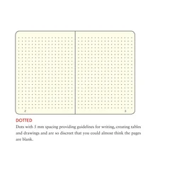 Notebook Medium (A5) Hardcover, Tačke, Bordo