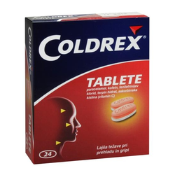 COLDREX z vitaminom C, 24 tablet