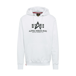 ALPHA INDUSTRIES Majica Basic, bela