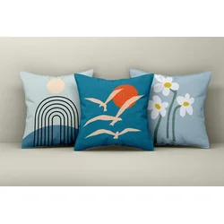 Aberto Design Set dekorativnih jastučnica Asr_plw25-31, 43x43 cm, 3 komada, Šarena