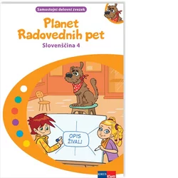 PLANET RADOVEDNIH PET 4, SAMOSTOJNI DELOVNI ZVEZEK ZA SLOVENŠČINO, ROKUS-KLETT (921774)