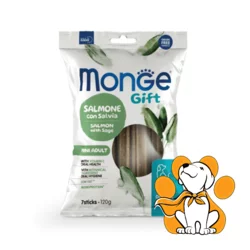 Monge Gift Mini Adult Salmon&Sage Dental Sticks 120g, Dentalne poslastice za pse