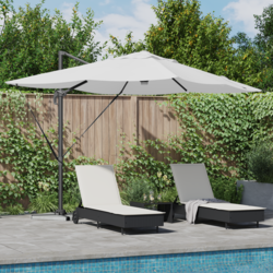 Suncobran Pijesak 351 x 250 x 253 cm Poliester i aluminij