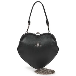 Vivienne Westwood BELLE HEART FRAME PURSE Črna