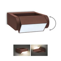Brilagi - Spoljašnje LED zidno svetlo CROTONE LED/7W/230V braon IP54