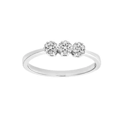 DIAMANT LETERNEL Prstan srebrna