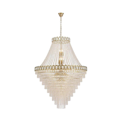 Searchlight 1711-102SB - Elegantan luster na lancu LOUIS PHILLIPE 28xE14/60W/230V