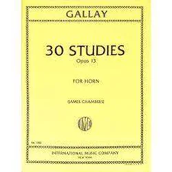 GALLAY:30 STUDIES OP.13 HORN