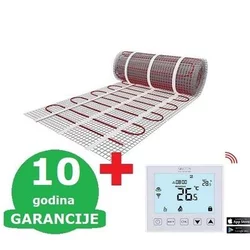 U-HEAT grejna mrežica 1,5 m2 = 225 W + Wi-Fi Control digitalni termostat sa senzorom temperature poda
