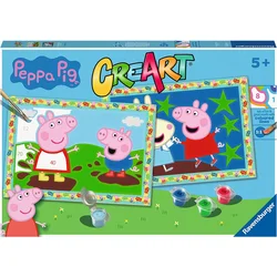 Ravensburger CreArt Junior - Peppa Pig, slikanje po številkah (12023054)