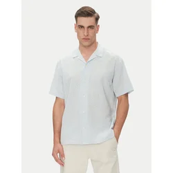 Jack & Jones Srajca Luke 12277185 Modra Relaxed Fit