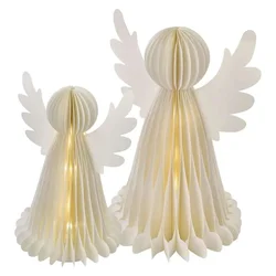 LED božićna dekoracija 20xLED/6xAA anđeli